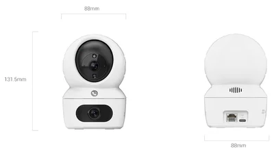 Cámara Wi-Fi EZVIZ H7C 2K dual lens interior
