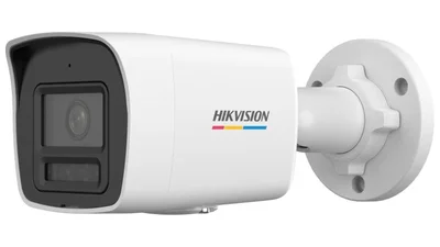 Cámara IP Hikvision 2MP colorvu bullet con micrófono 2.8 mm