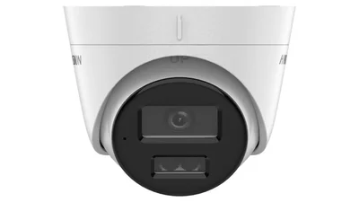 Cámara IP Hikvision 2MP luz híbrida turret con micrófono 2.8 mm
