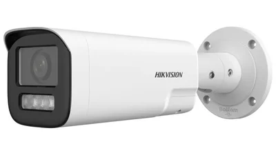 Cámara IP Hikvision 4MP luz híbrida bullet motorizada 2.8-12 mm