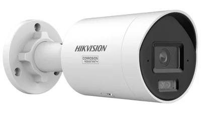 Cámara IP Hikvision 4MP luz híbrida bullet 2.8 mm