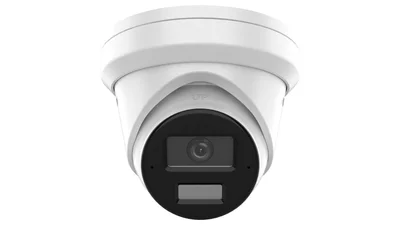Cámara IP Hikvision 4MP luz híbrida domo acusense 2.8 mm