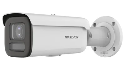 Cámara IP Hikvision 4MP colorvu bullet acusense motorizada 2.8-12 mm