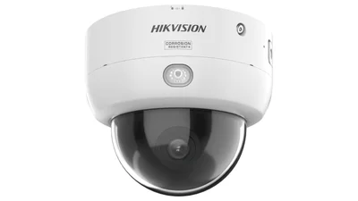 Cámara IP Hikvision 4MP IR turret acusense motorizada 2.8-12 mm