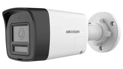 Cámara analógica Hikvision 2MP IR bullet con micrófono 2.8 mm