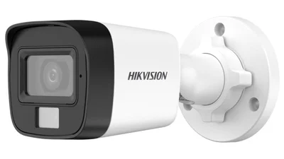 Cámara analógica Hikvision 3K luz híbrida bullet con micrófono 2.8 mm