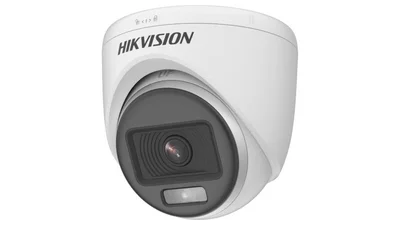Cámara analógica Hikvision 2MP colorvu turret de interior 2.8 mm