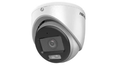 Cámara analógica Hikvision 3K IR turret con micrófono 2.8 mm