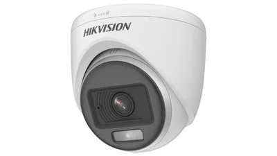 Cámara analógica Hikvision 3K colorvu turret con micrófono 2.8 mm