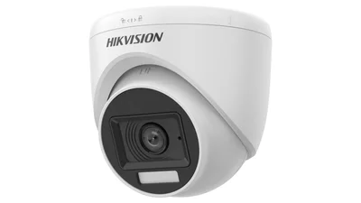 Cámara analógica Hikvision 3K luz híbrida turret con micrófono 2.8 mm