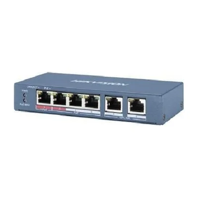 Switch Hikvision 4 puertos gigabit PoE no administrable