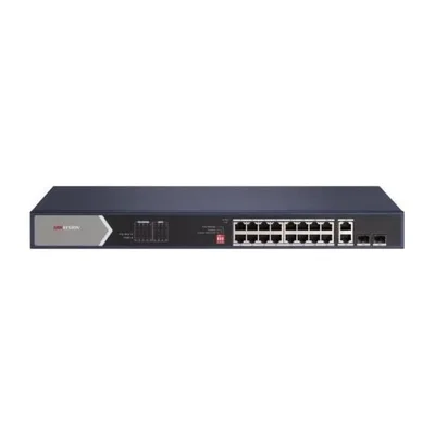 Switch Hikvision 16 puertos gigabit PoE no administrable