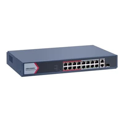 Switch Hikvision 16 puertos fast ethernet PoE