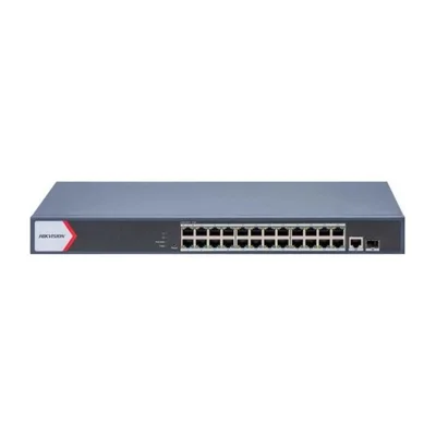 Switch Hikvision 24 puertos gigabit PoE smart