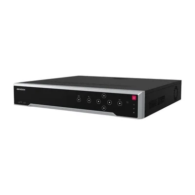 Grabador NVR Hikvision IP de 32 canales, 24 puertos PoE para videovigilancia en red