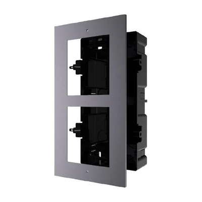 Accesorio Hikvision carcasa de 2 módulos p/frente videoportero