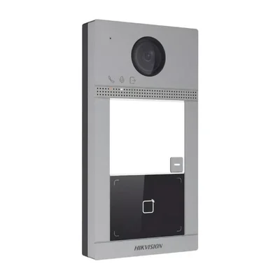 Portero Hikvision frente de calle 1 botón exterior