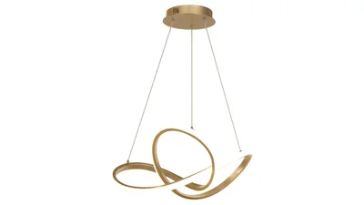 Lámpara ElectricFeel lámpara colgante LED 40W diámetro 60CM dorada