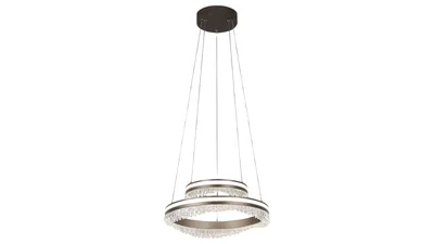 Lámpara ElectricFeel lámpara colgante LED 50W 2 aros de lujo 4000K
