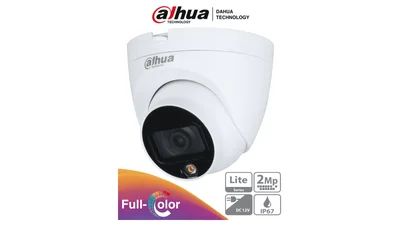 Cámara analógica Dahua 2MP full color domo 3.6 mm