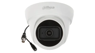 Cámara analógica Dahua 8MP IR domo con micrófono 2.8 mm
