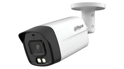 Cámara analógica Dahua 2MP dual light bullet con micrófono 3.6 mm