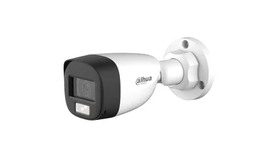 Cámara bullet Dahua HDCVI 2MP (1920 × 1080) / full color 24/7 / super adapt / lente fija 2.8 mm / sin microfono / luz blanca LED cálida hasta 20 m / protección IP67