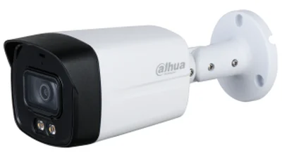 Cámara analógica Dahua 2MP full color bullet con micrófono 3.6 mm