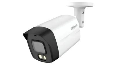 Cámara analógica Dahua 2MP dual light bullet con micrófono 2.8 mm
