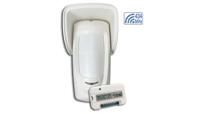 Detector doble PIR Garnet IR-1000W inalámbrico