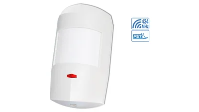 Detector PIR Garnet IR-732RF-PET anti-mascotas inalámbrico titanium
