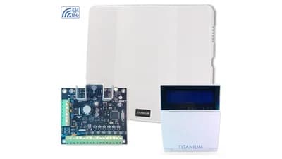 Panel de alarma Garnet PC-732T 6 zonas híbrido teclado lcd+rf