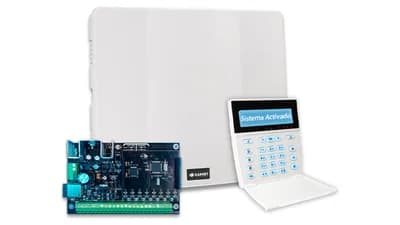 Panel de alarma Garnet PC-900G 8 zonas híbrido teclado LCD