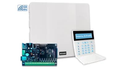 Panel de alarma Garnet PC-900G 8 zonas híbrido teclado lcd+rf