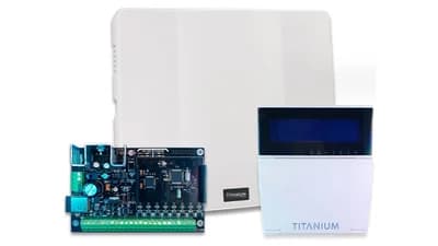 Panel de alarma Garnet PC-900T 8 zonas híbrido teclado LCD