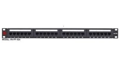 Cable Reguvolt UTP CAT6 patch panel 24 puertos / 24X unishieled