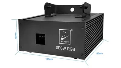Láser 3W rgb graficador Big Dipper