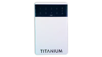 Teclado Garnet T-LED732 LED titanium